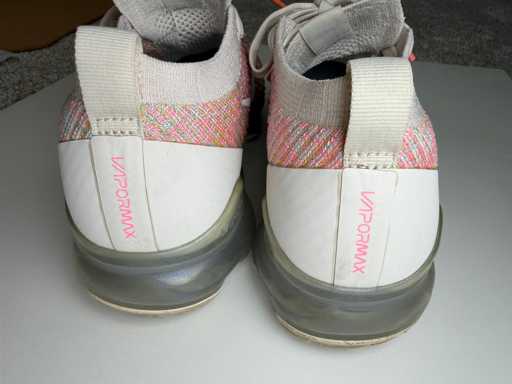 Nike Air VaporMax Flyknit 3 Sunset Pulse Women’s 7.5 Running Shoes - Picture 5 of 8